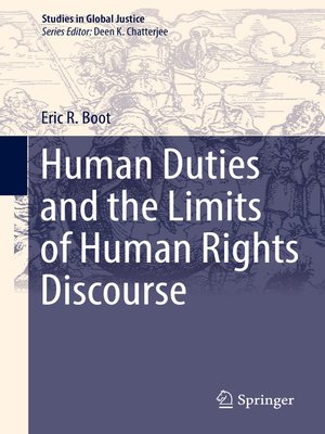 cover image of Human Duties and the Limits of Human Rights Discourse